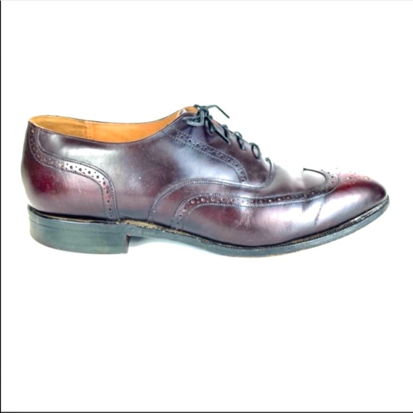 Johnston & Murphy Leather Profiles Wingtip lace up Dress Shoes - Picture 3 of 13